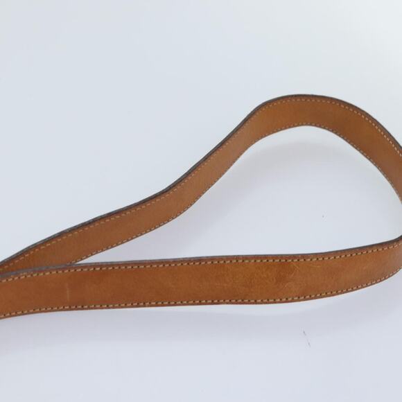 CELINE Macadam Canvas Shoulder Bag Beige Gold - Picture 8 of 13